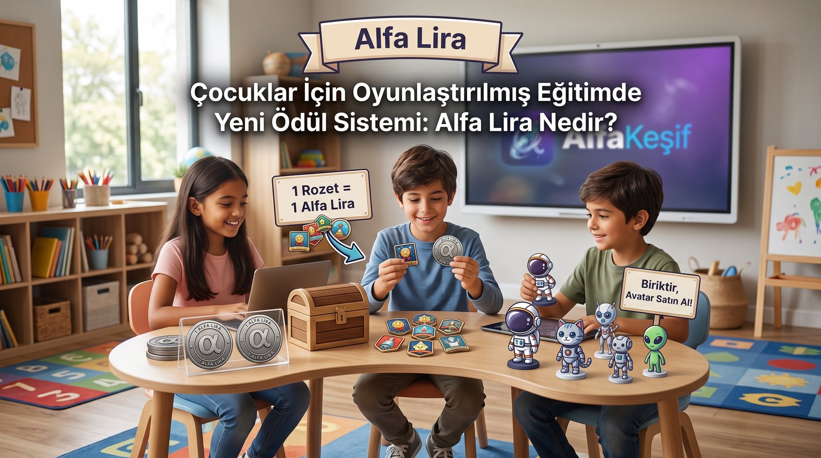 Alfa Lira Nedir? Çocuklar İçin Oyunlaştırılmış Eğitimde Yeni Ödül Sistemi